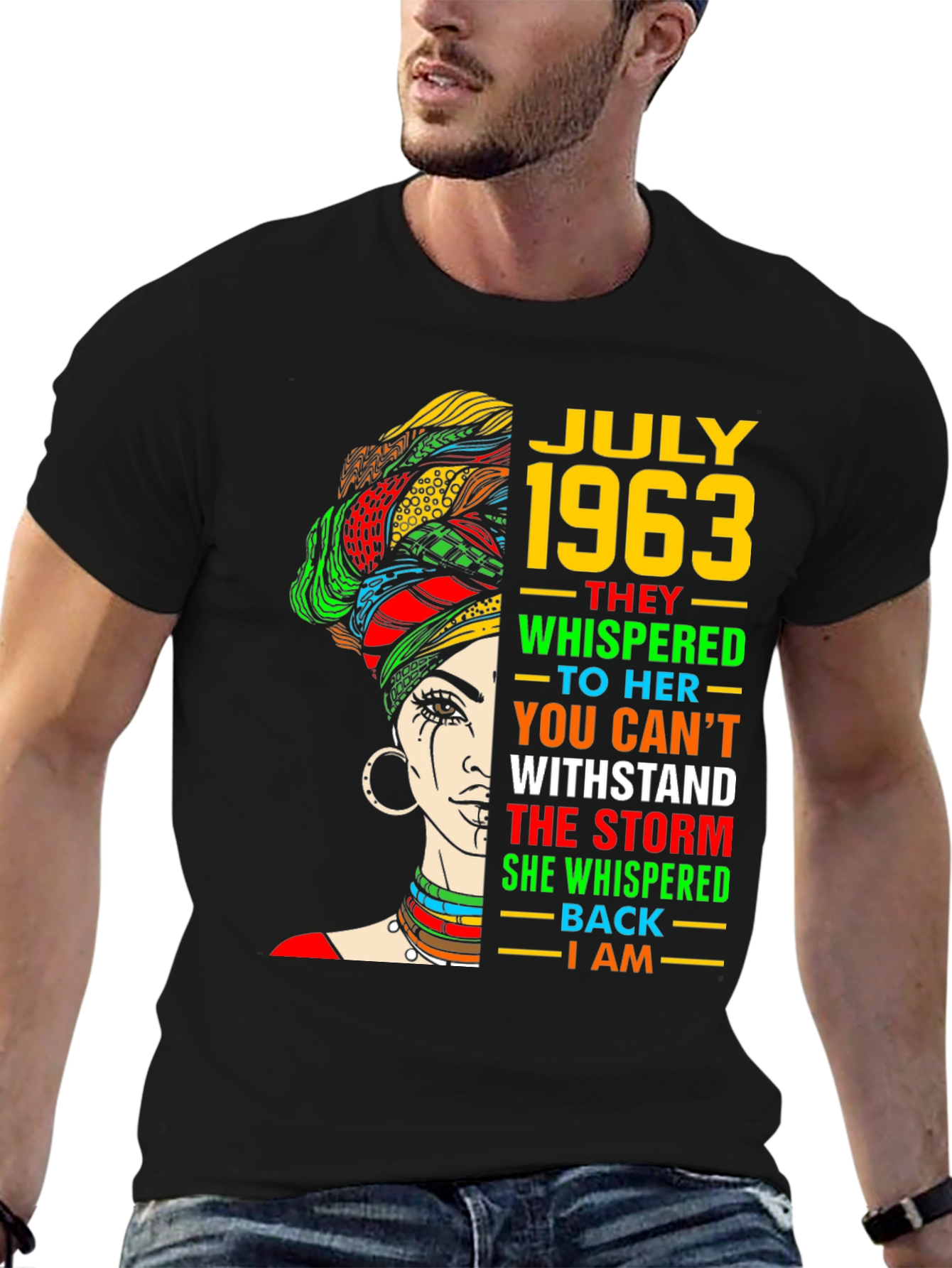 July 1963 Black Woman Graphic Tee