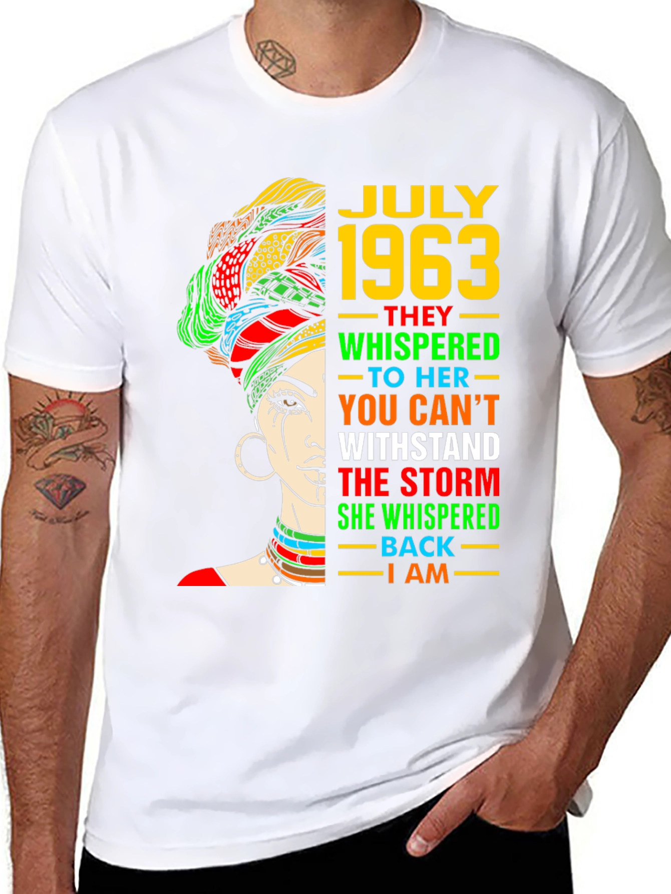 July 1963 Black Woman Graphic Tee