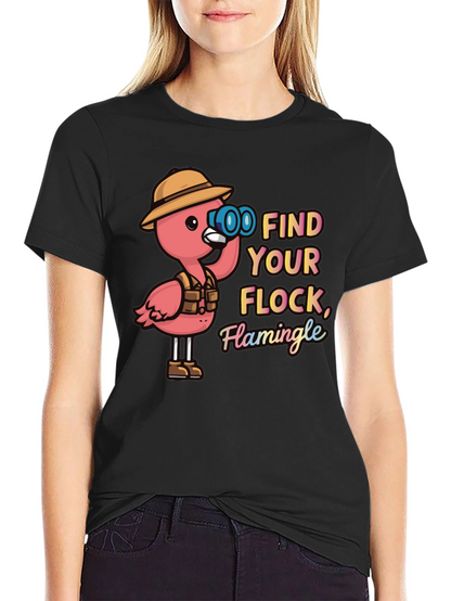 Find Your Flock Flamingo Graphic Tee