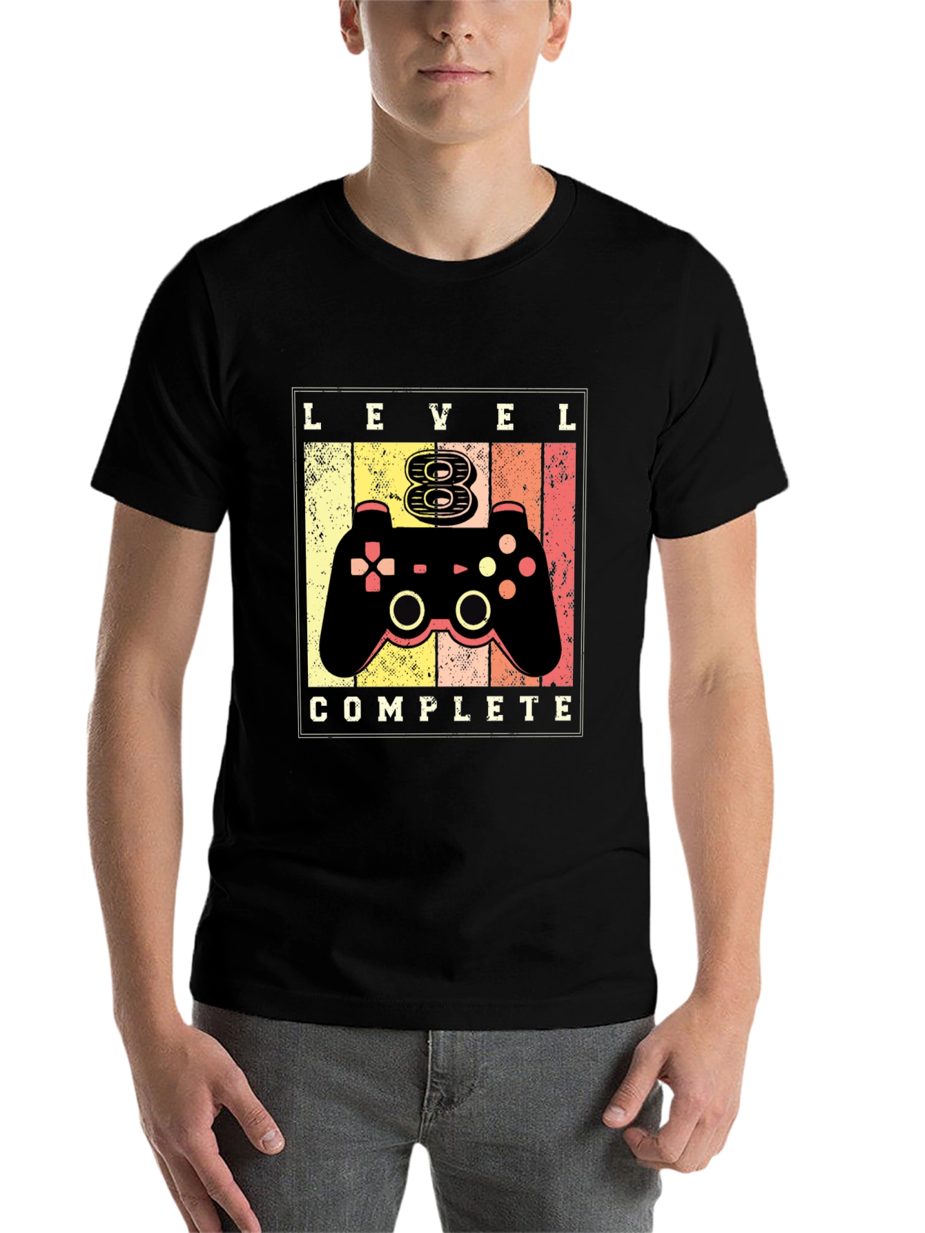 Level 8 Complete Gamer T-Shirt - Birthday Gift