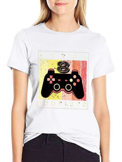 Level 8 Complete Gamer T-Shirt - Birthday Gift