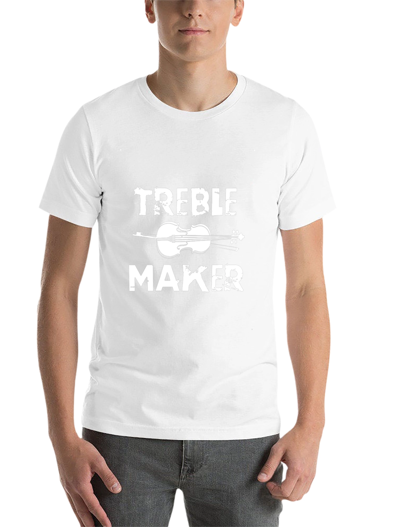 Treble Maker Black T-Shirt Music Humor