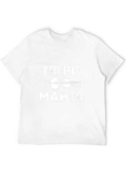 Treble Maker Black T-Shirt Music Humor