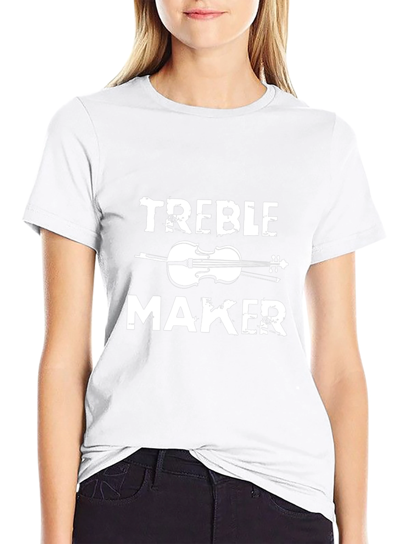 Treble Maker Black T-Shirt Music Humor