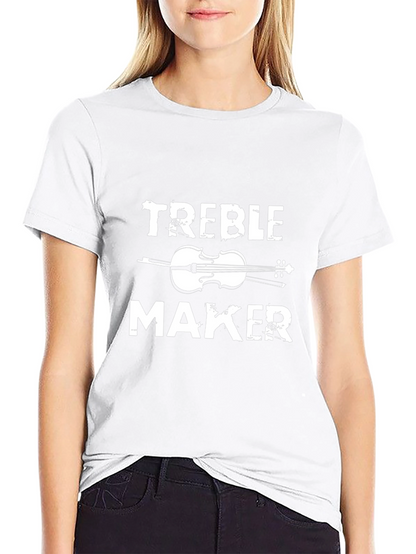 Treble Maker Black T-Shirt Music Humor