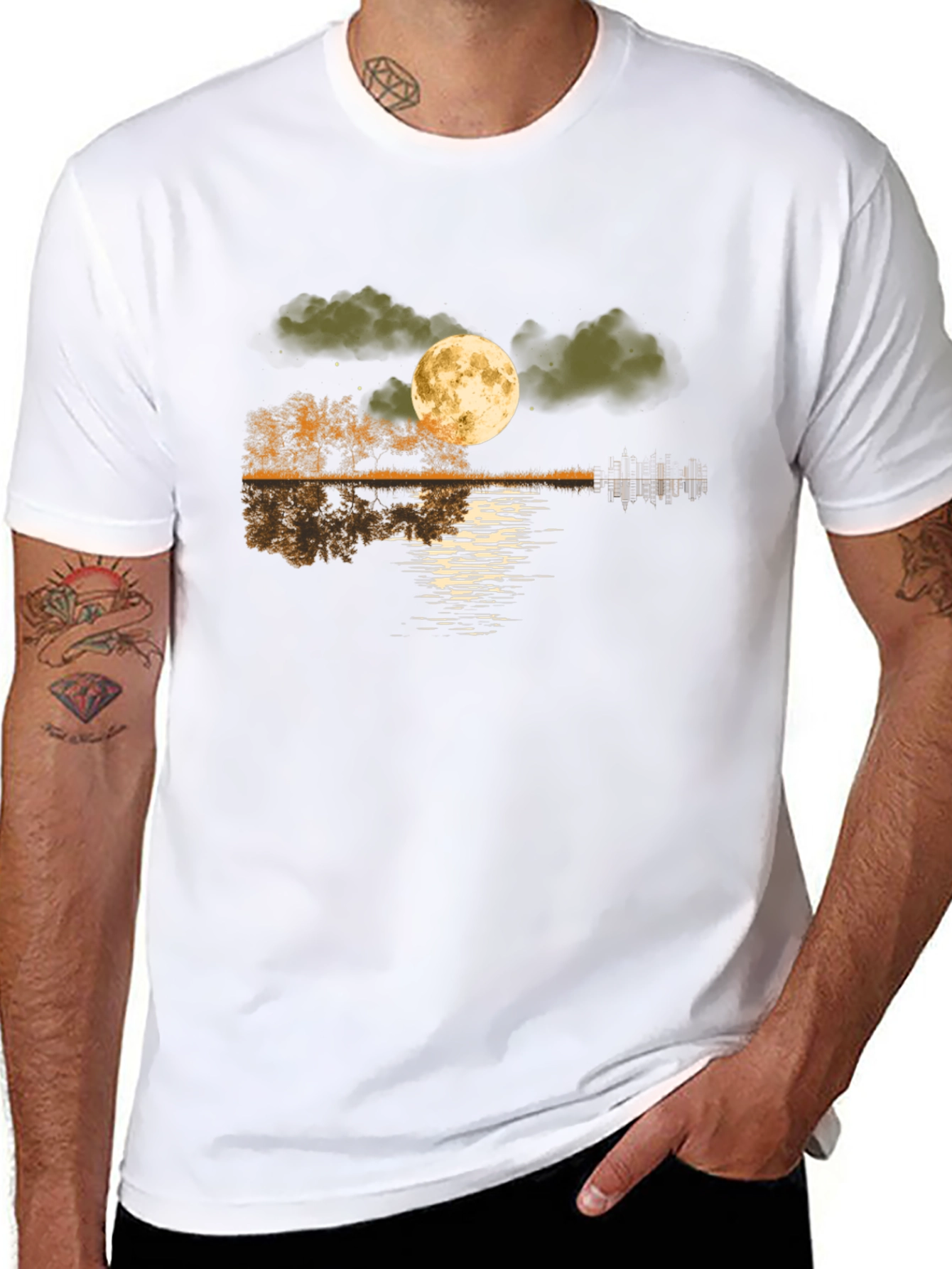 Moonlit Lake Graphic Tee