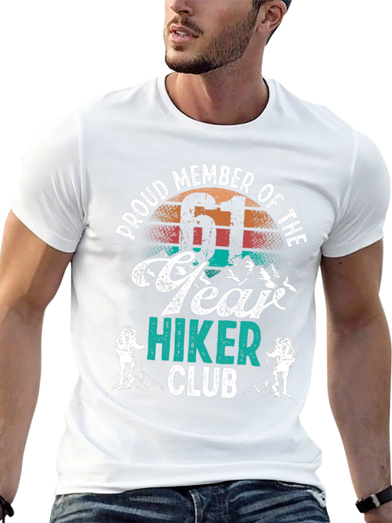 Proud Member 61 Year Hiker Club T-Shirt