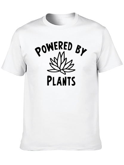 Powered By Plants T-Shirt | Vegan Lifestyle Tee