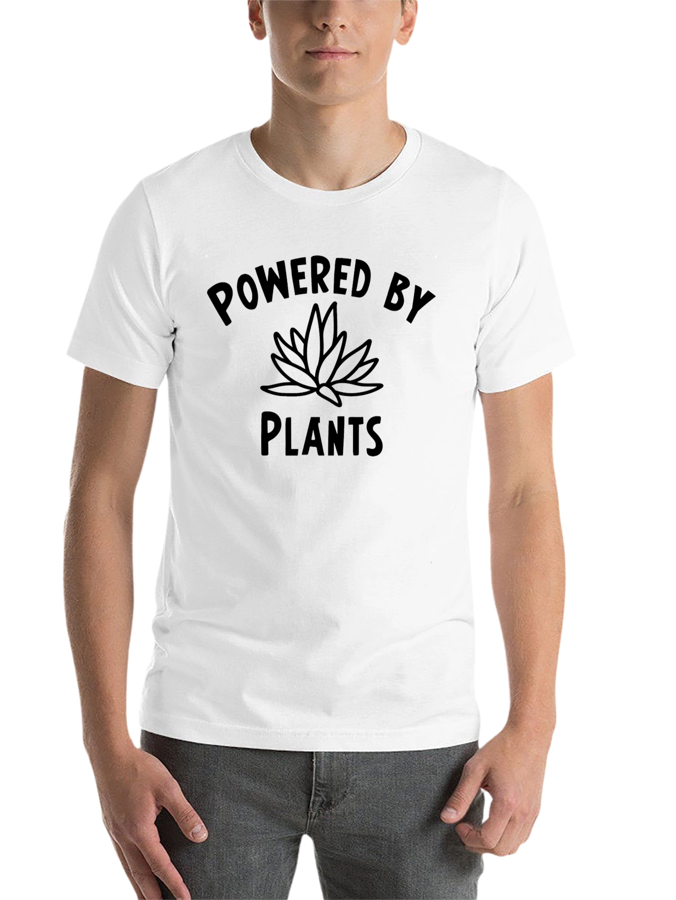 Powered By Plants T-Shirt | Vegan Lifestyle Tee