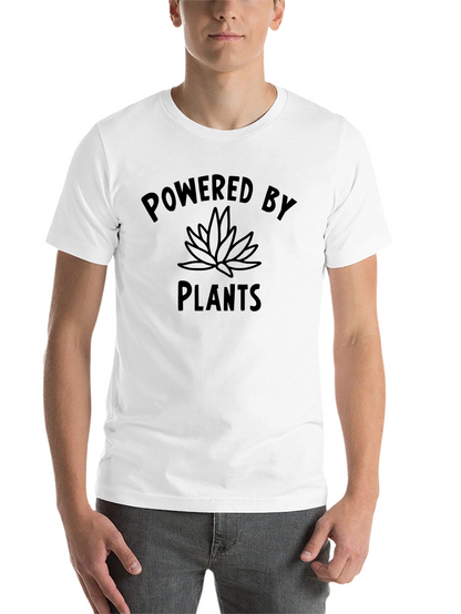 Powered By Plants T-Shirt | Vegan Lifestyle Tee