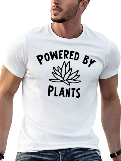 Powered By Plants T-Shirt | Vegan Lifestyle Tee
