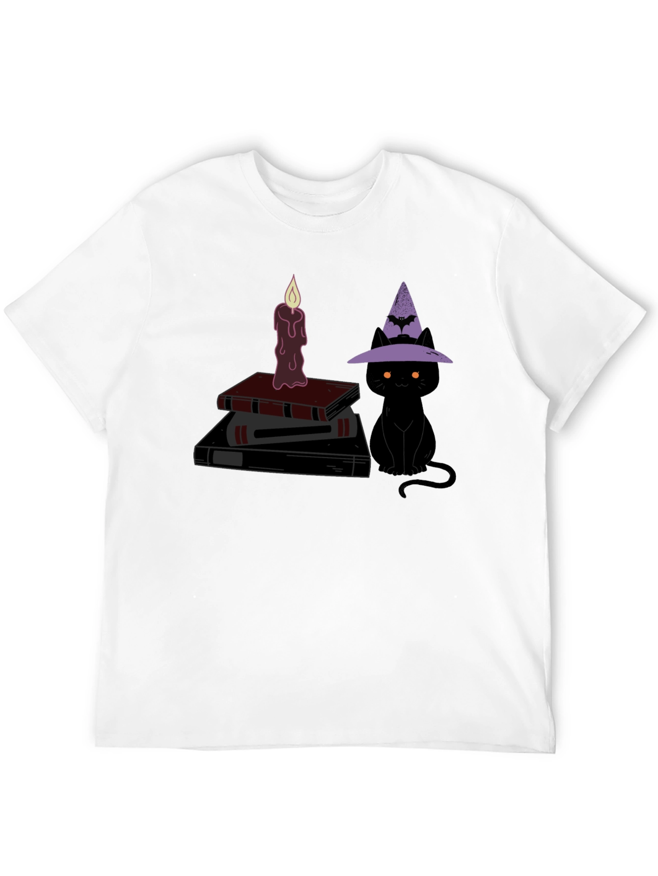 Halloween Witch Cat T-Shirt