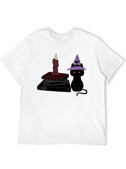 Halloween Witch Cat T-Shirt