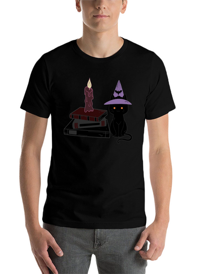 Halloween Witch Cat T-Shirt