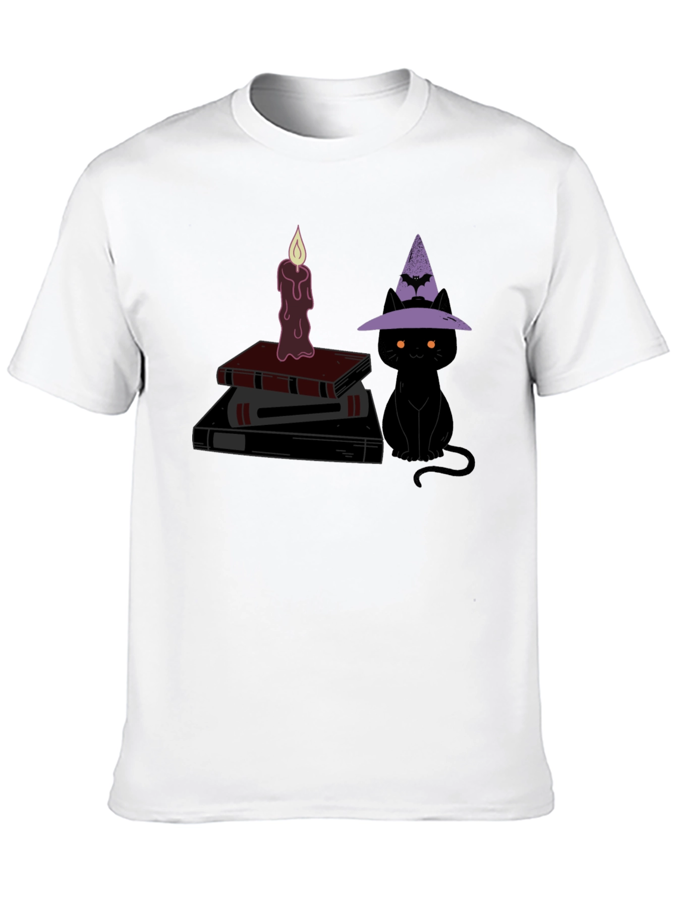 Halloween Witch Cat T-Shirt