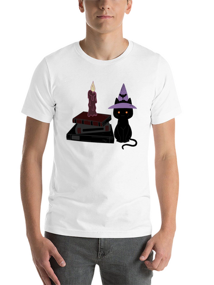 Halloween Witch Cat T-Shirt