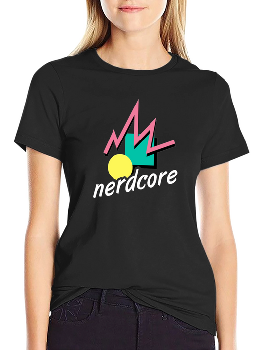 Nerdcore Graphic Tee - Retro 90s Style