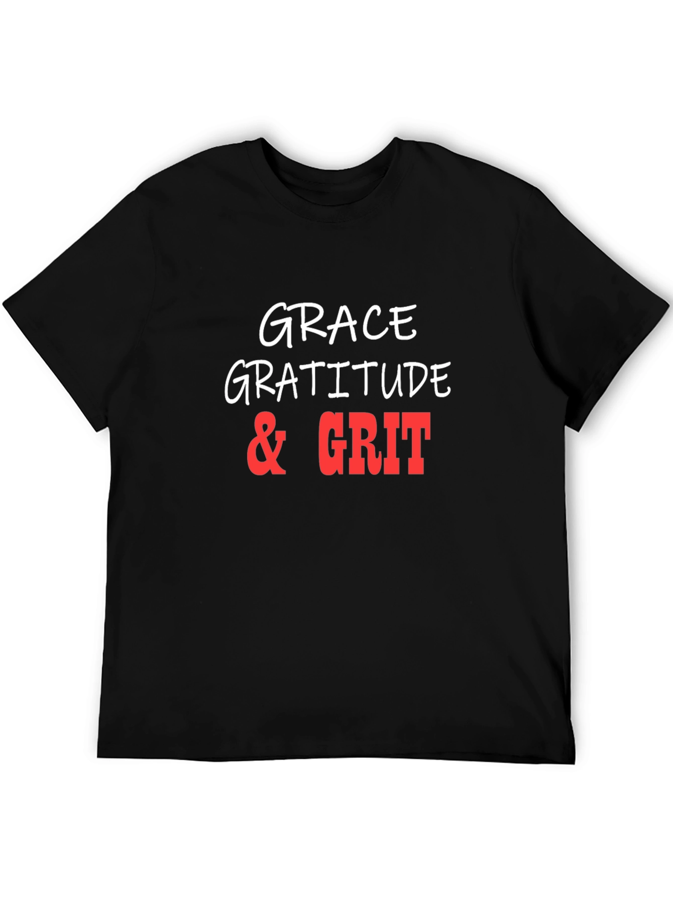 Grace Gratitude & Grit Graphic T-Shirt