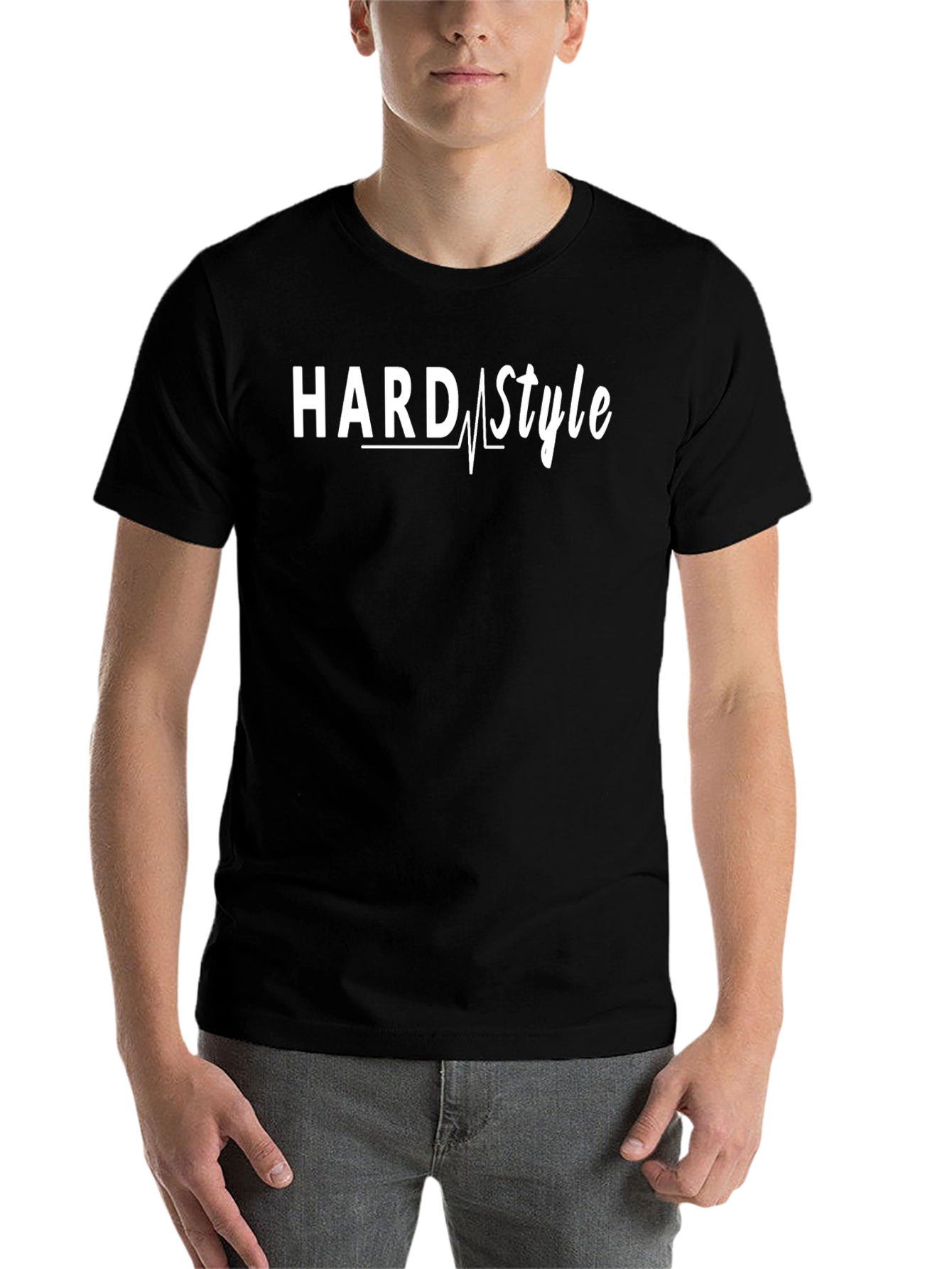 Hardstyle T-Shirt - Mens Black Graphic Tee
