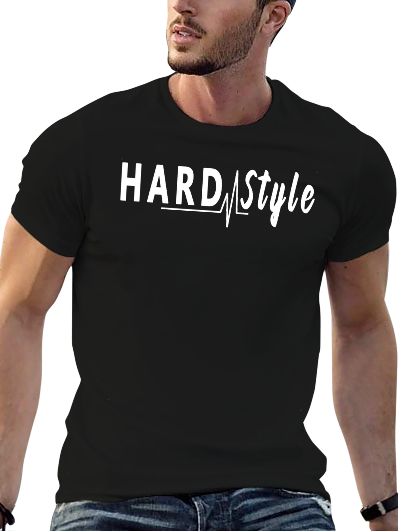 Hardstyle T-Shirt - Mens Black Graphic Tee