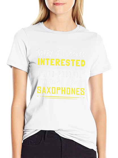 Saxophone Lover T-Shirt Funny Music Tee