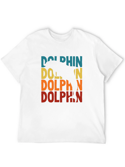 Retro Dolphin Graphic T-Shirt