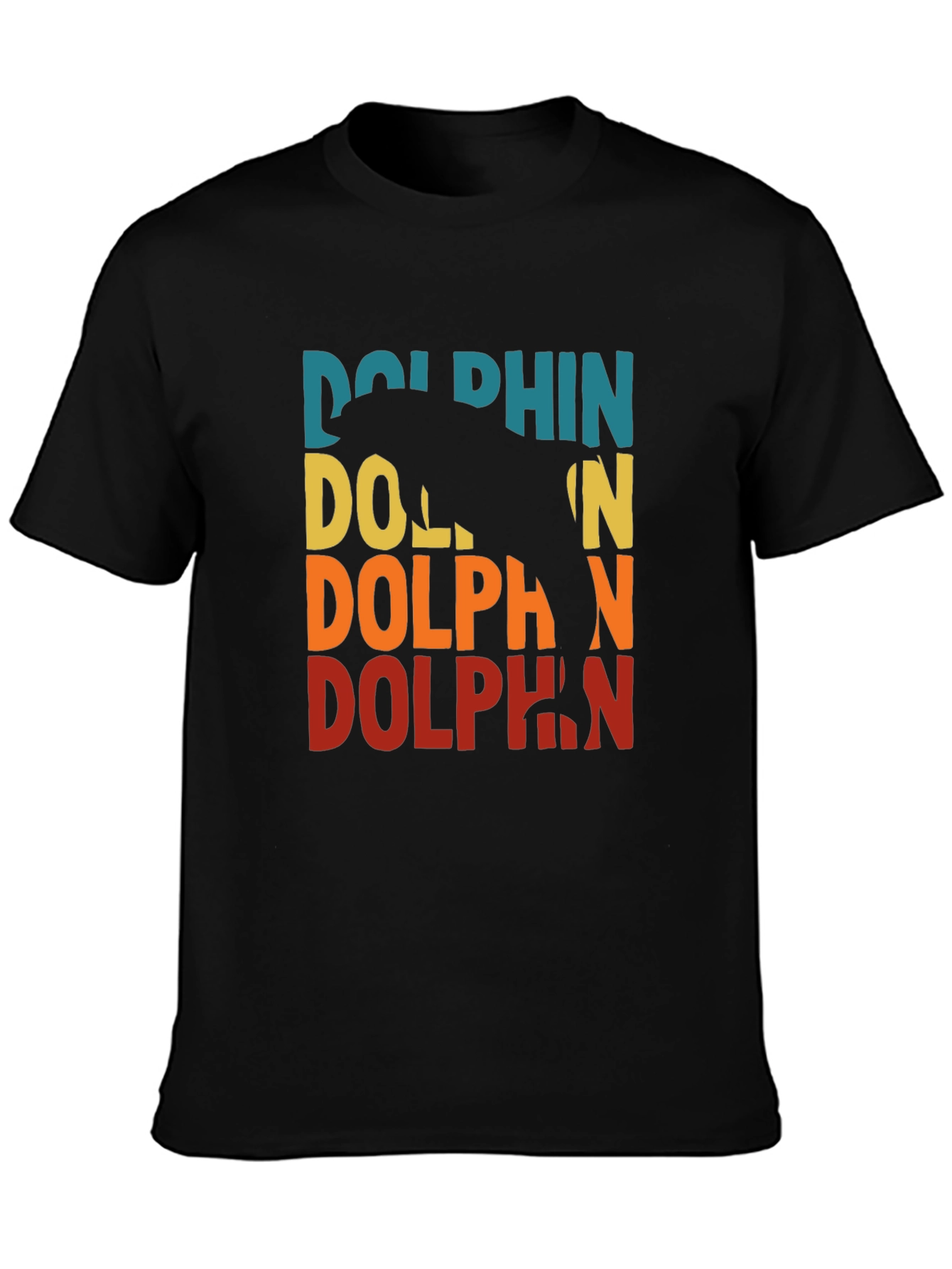 Retro Dolphin Graphic T-Shirt