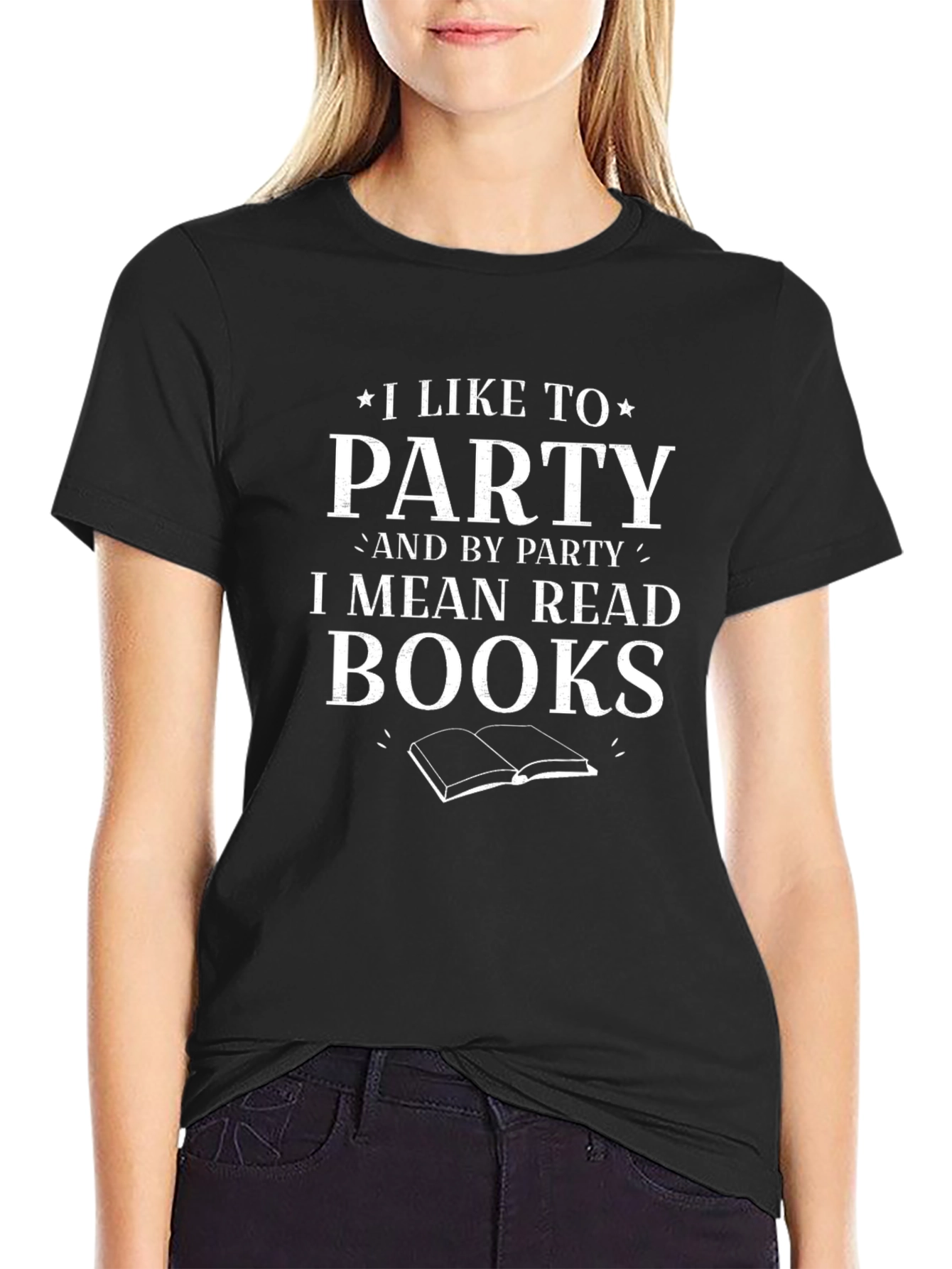 I Like To Party Read Books Graphic Tee