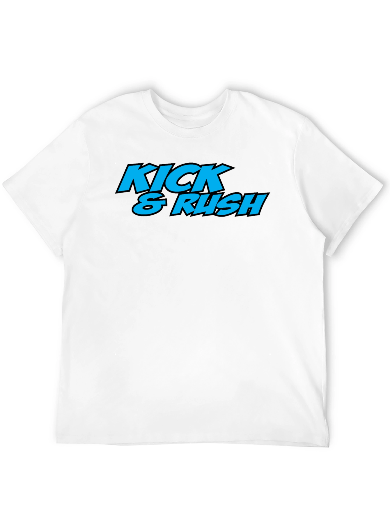 Kick & Rush Graphic Print Tee - Black T-Shirt
