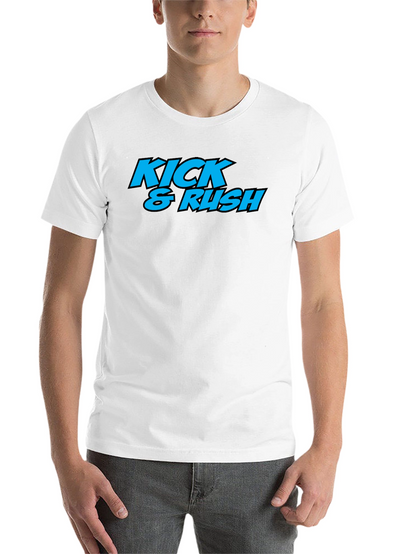 Kick & Rush Graphic Print Tee - Black T-Shirt