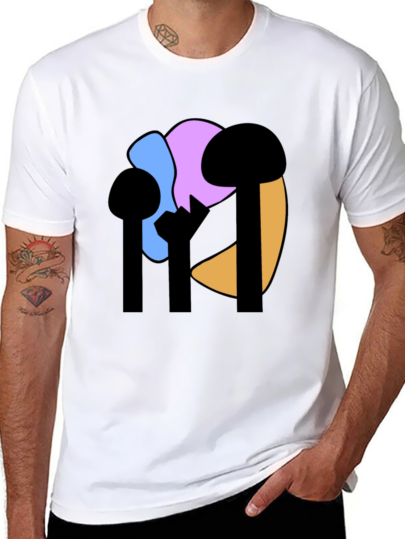 Abstract Art T-Shirt - Modern Graphic Tee
