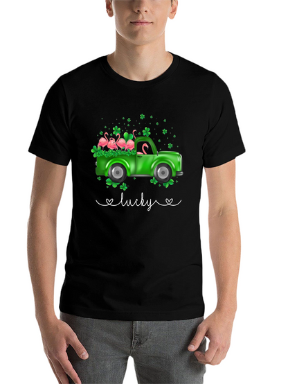 Lucky Flamingo Truck Graphic Tee