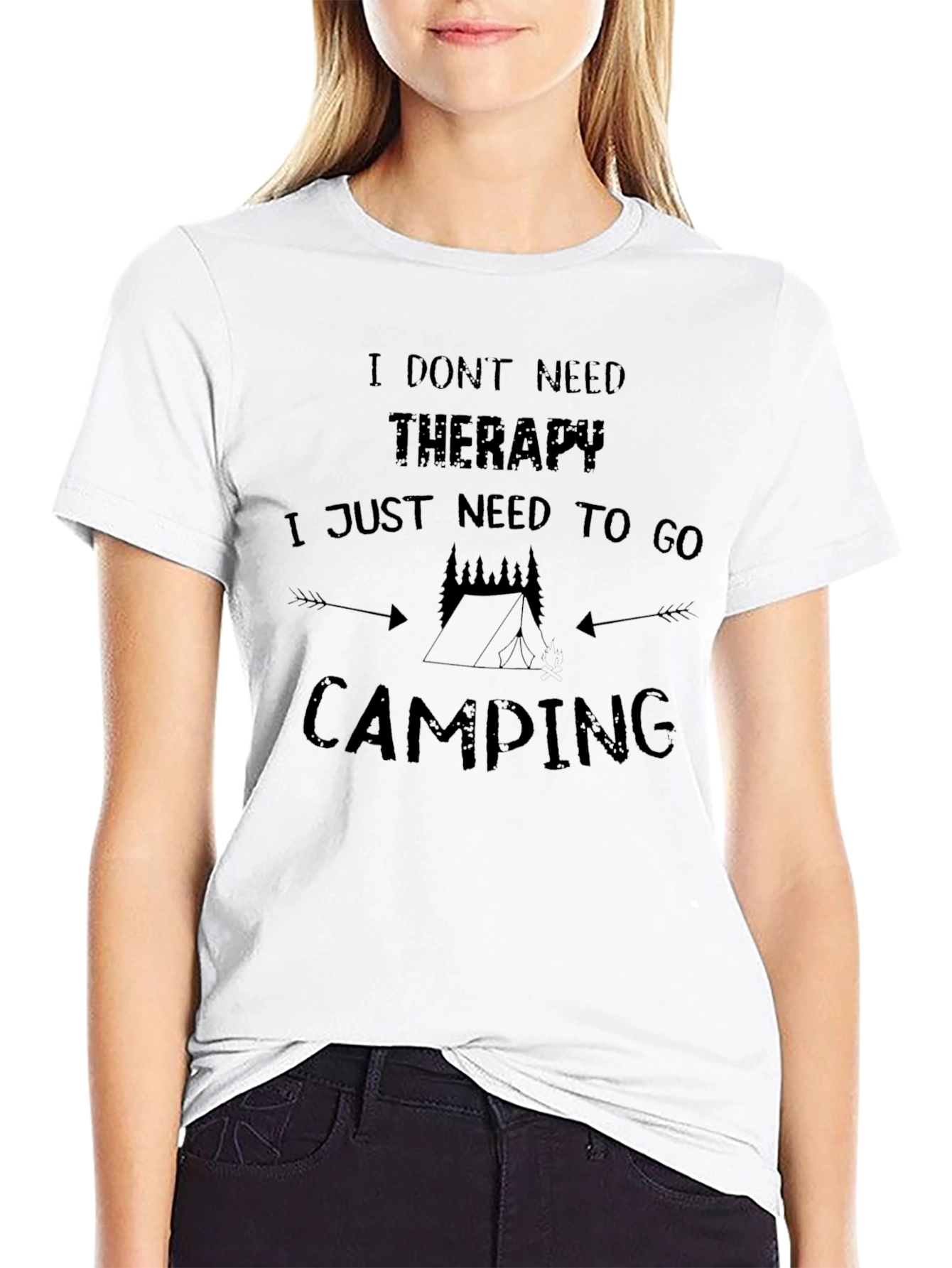 Camping Therapy Graphic T-Shirt