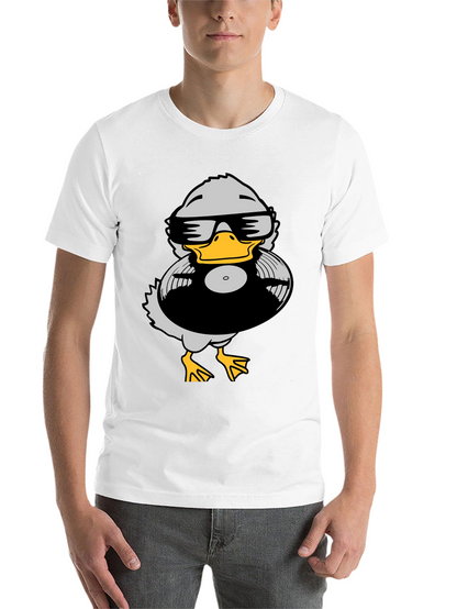 Duck DJ Graphic Tee - Black