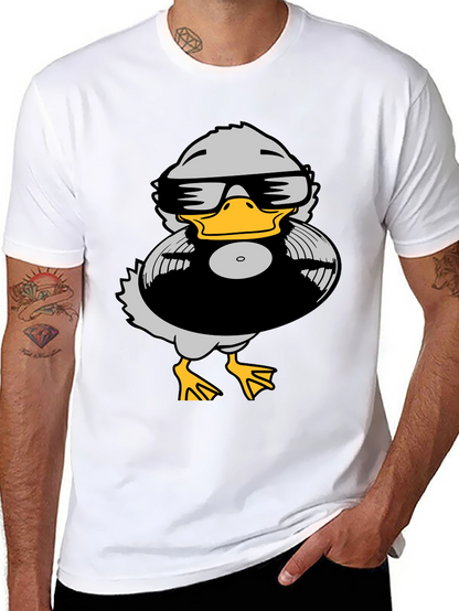 Duck DJ Graphic Tee - Black