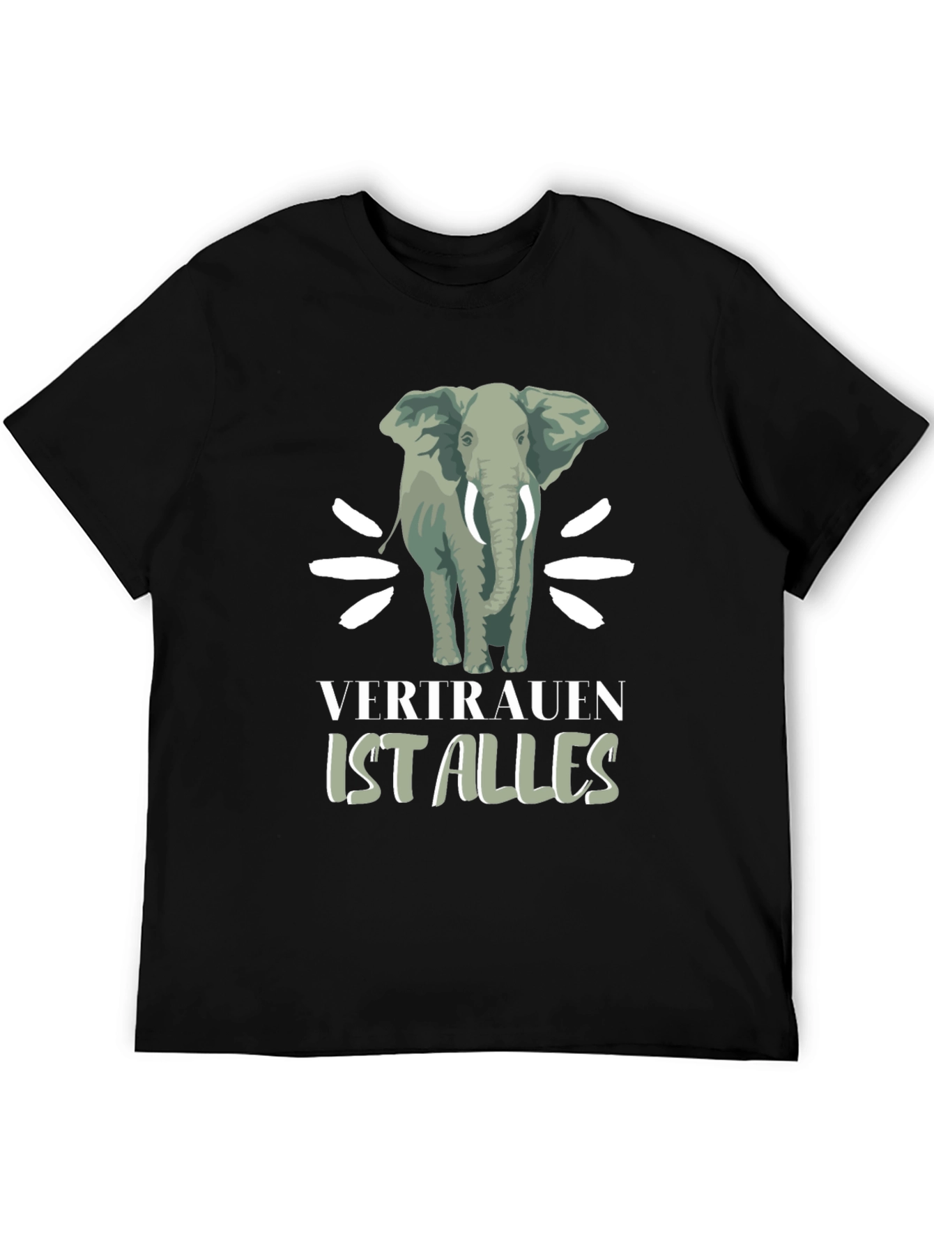 Elephant Graphic Tee - Vertrauen Ist Alles