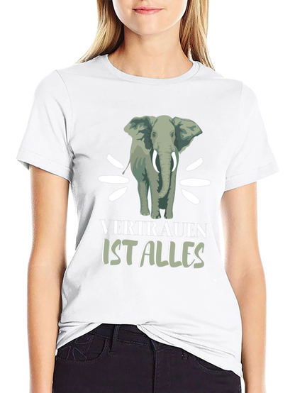 Elephant Graphic Tee - Vertrauen Ist Alles