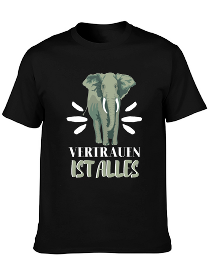 Elephant Graphic Tee - Vertrauen Ist Alles