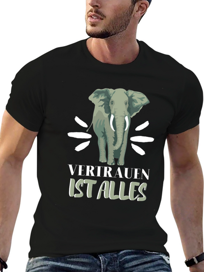 Elephant Graphic Tee - Vertrauen Ist Alles