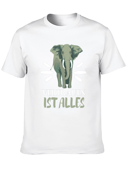 Elephant Graphic Tee - Vertrauen Ist Alles