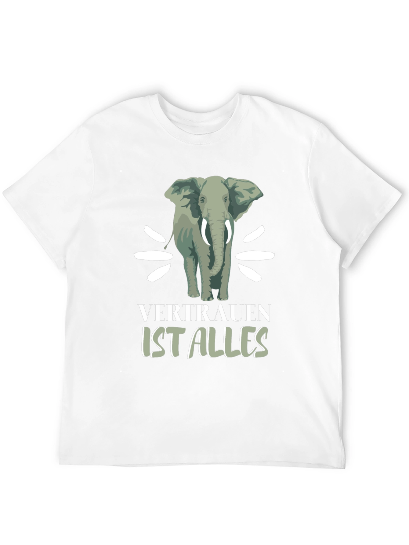 Elephant Graphic Tee - Vertrauen Ist Alles