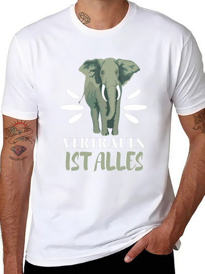 Elephant Graphic Tee - Vertrauen Ist Alles