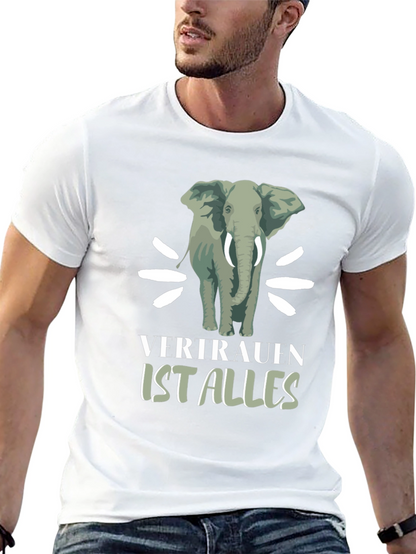 Elephant Graphic Tee - Vertrauen Ist Alles