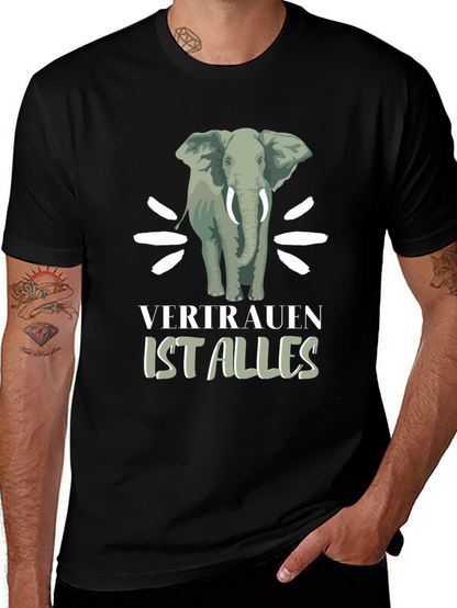 Elephant Graphic Tee - Vertrauen Ist Alles
