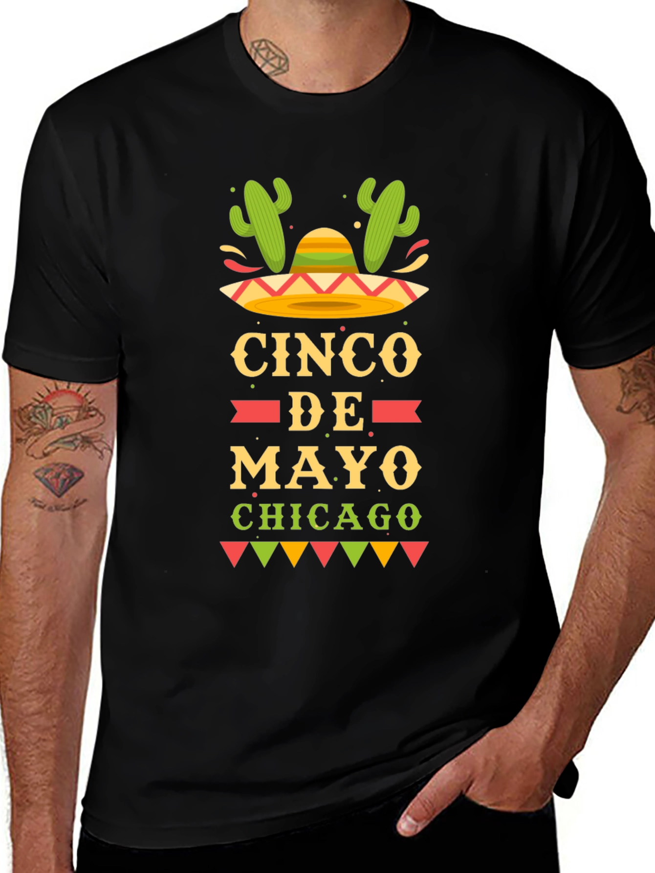 Cinco de Mayo Chicago Graphic T-Shirt