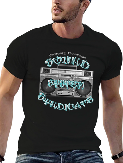 Retro Boombox T-Shirt - Southern California Sound System