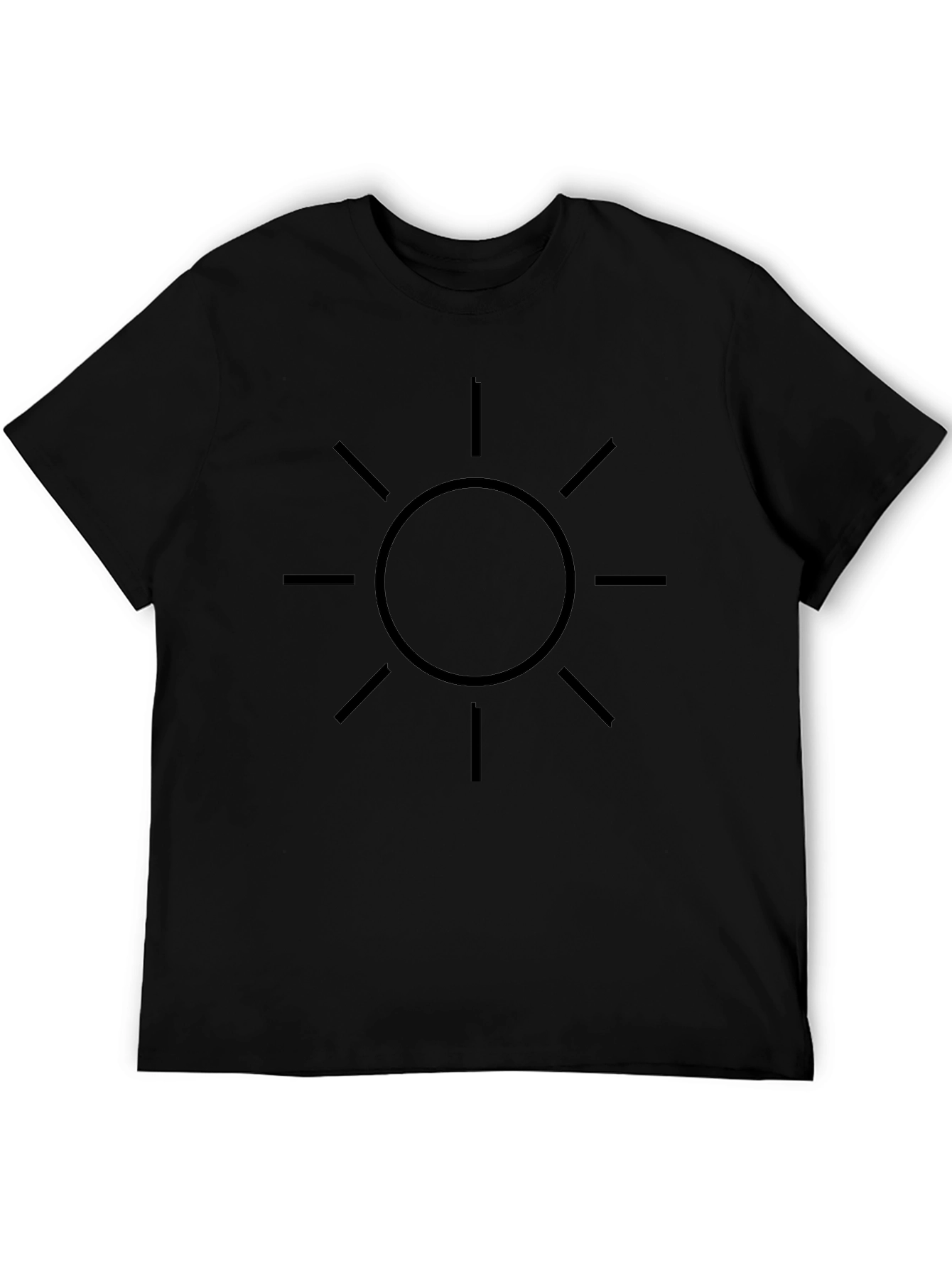 Sun Graphic Black T-Shirt