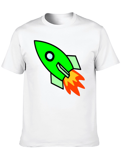Rocket Graphic T-Shirt - Blast Off in Style!