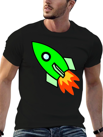 Rocket Graphic T-Shirt - Blast Off in Style!