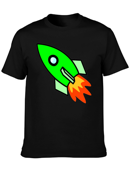 Rocket Graphic T-Shirt - Blast Off in Style!